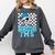 5th Birthday Dabbing Baseball Boys Bruh I'm 5 Year Old Comfort Colors Sweatshirt Pepper