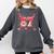 6 7 Melting Number Arrow Baseball Drip Valentine's Day Comfort Colors Sweatshirt Pepper