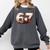 6 7 Six Seven American Baseball Graphic Comfort Colors Sweatshirt Pepper