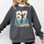 67 Baseball Drip Boys Youth Kids 6-7 Ice Cream Dripping 6 7 Comfort Colors Sweatshirt Pepper