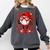 67 Baseball Drip Valentine's Day Comfort Colors Sweatshirt Pepper