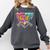 67 Baseball Ice Cream Drip Number Comfort Colors Sweatshirt Pepper