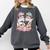 67 Meme Kawaii Cats Baseball Ice Cream Drip 6 7 Kids Comfort Colors Sweatshirt Pepper