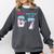 6th Birthday Now I'm 6 Next Year I'Ll Be 7 Baseball Drip 67 Comfort Colors Sweatshirt Pepper