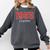 70 Year Old 1955 Classic Baseball Fan 70th Birthday Comfort Colors Sweatshirt Pepper