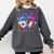 7th Birthday I Was 6 Now I'm 7 Baseball Ice Cream Drip Comfort Colors Sweatshirt Pepper