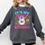 8th Birthday Baseball 8 Year Old Ice Cream Drip Boy Baseball Comfort Colors Sweatshirt Pepper