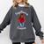 African American Baseball Mom Sagittarius Queen Zodiac Sign Comfort Colors Sweatshirt Pepper