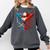 American Baseball Drip Graffiti Ball And Bat Comfort Colors Sweatshirt Pepper
