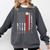 American Flag Baseball Team Baseball Player Baseball Comfort Colors Sweatshirt Pepper