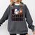 Baseball 100 Days Of School Happy 100th Day Teachers Kids Comfort Colors Sweatshirt Pepper