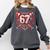 Baseball Candy Cane Drip 6 7 Six Seven Meme Christmas Boys Comfort Colors Sweatshirt Pepper