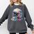 Baseball Catcher Mask Ice Cream Dripping Baseball Boys Comfort Colors Sweatshirt Pepper