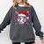Baseball Christmas Santa Hat Baseball Christmas Drip Comfort Colors Sweatshirt Pepper
