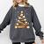 Baseball Christmas Tree Light Xmas Baseball Comfort Colors Sweatshirt Pepper