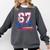 Baseball Drip 67 Meme Six Seven 6-7 Gen Alpha Slang Comfort Colors Sweatshirt Pepper