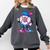 Baseball Drip 8th 8 Year Old Birthday Boys Pitcher Player Comfort Colors Sweatshirt Pepper