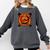 Baseball Drip Angry Lava Slime Ball Graphic Comfort Colors Sweatshirt Pepper