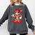 Baseball Drip Ice Cream Apparel Youth Boys Valentines Comfort Colors Sweatshirt Pepper