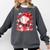 Baseball Drip Ice Cream Boys Kids Youth Valentines Comfort Colors Sweatshirt Pepper