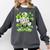 Baseball Drip Ice Cream Shamrock Irish St Patricks Men Comfort Colors Sweatshirt Pepper