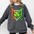 Baseball Drip Ice Cream St Patricks Day Shamrock Comfort Colors Sweatshirt Pepper