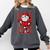 Baseball Drip Icecream Heart Red Valentine Day Boys Kids Comfort Colors Sweatshirt Pepper
