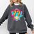 Baseball Drip Jersey Number 77 For Players & 77th Birthday Comfort Colors Sweatshirt Pepper