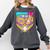 Baseball Drip Number 67 Ice Cream Home Plate Drip Comfort Colors Sweatshirt Pepper