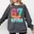 Baseball Drip Number 67 Player Trendy 6 7 Meme Comfort Colors Sweatshirt Pepper