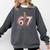 Baseball Drip Number 67 Sports Player Six Seven Meme Fan Comfort Colors Sweatshirt Pepper