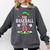 The Baseball Elf Christmas Sport Lovers Xmas Elf Comfort Colors Sweatshirt Pepper