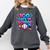 Baseball Ice Cream Drip 100 Days Of School Student Teacher Comfort Colors Sweatshirt Pepper