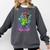 Baseball Ice Cream Drip Boys And Girls Batter Game Day Comfort Colors Sweatshirt Pepper