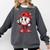 Baseball Ice Cream Valentine Dripping Game Day Men Boys Kids Comfort Colors Sweatshirt Pepper