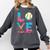 Baseball Love Drip Ice Cream Colorful Baseball Comfort Colors Sweatshirt Pepper
