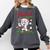Baseball Mama Christmas Santa Hat Xmas Softball Mom Comfort Colors Sweatshirt Pepper