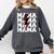 Baseball Mama Baseball Mom Comfort Colors Sweatshirt Pepper