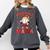 Baseball Mama Sports Mom Baseball Valentine Drip Girls Women Comfort Colors Sweatshirt Pepper
