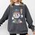 Baseball Mascot Attitude Graffiti Splash Bat Cap Comfort Colors Sweatshirt Pepper