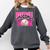BASEBALL MOM BREAST CANCER RIBBON PINK SPORTS MOM Comfort Colors Sweatshirt Pepper