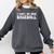Baseball Mom I Can't We Have Baseball Comfort Colors Sweatshirt Pepper