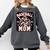 Baseball Mom Dog Mother's In My Baseball Mom Era Comfort Colors Sweatshirt Pepper