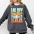 In My Baseball Mom Era Retro Groovy Style Sports Mama Comfort Colors Sweatshirt Pepper