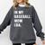 In My Baseball Mom Era Son Baseball Player Pitcher Catcher Comfort Colors Sweatshirt Pepper