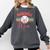 BASEBALL MOM Fun RETRO LOOK Comfort Colors Sweatshirt Pepper