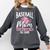 Baseball Mom Baseball Gloves Bat Baseball Player Comfort Colors Sweatshirt Pepper