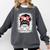 Baseball Mom Messy Bun Hair Player Mom Comfort Colors Sweatshirt Pepper