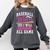 Baseball Mom Baseball Pitcher Bat Gloves Baseball Player Comfort Colors Sweatshirt Pepper