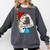 Baseball Mom Woman Baseball Sport Lover Comfort Colors Sweatshirt Pepper